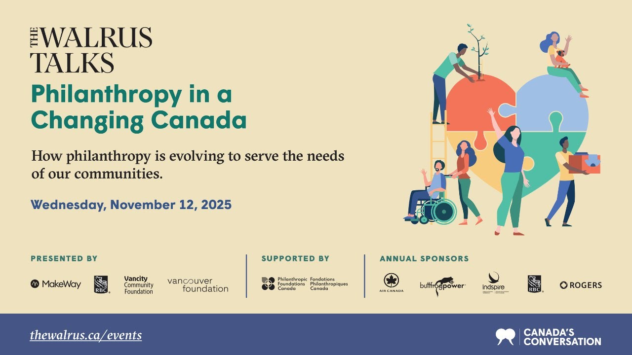 The Walrus Talks Philanthropy in a Changing Canada