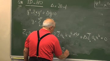 1D-HO: (1) Estimates and the series solution