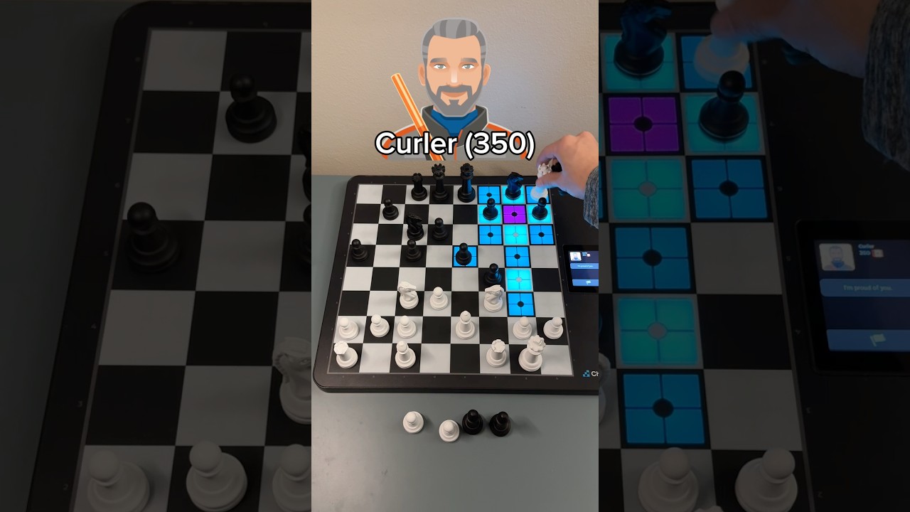 The Curler rated 350 + ChessUp 2