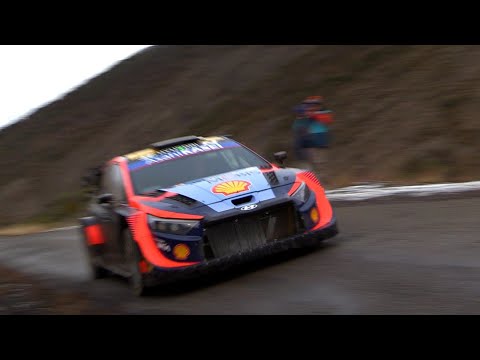 Tests Rallye Monte Carlo 2024 - Thierry Neuville - Hyundai i20 Rally1 ICE AND FLAT OUT