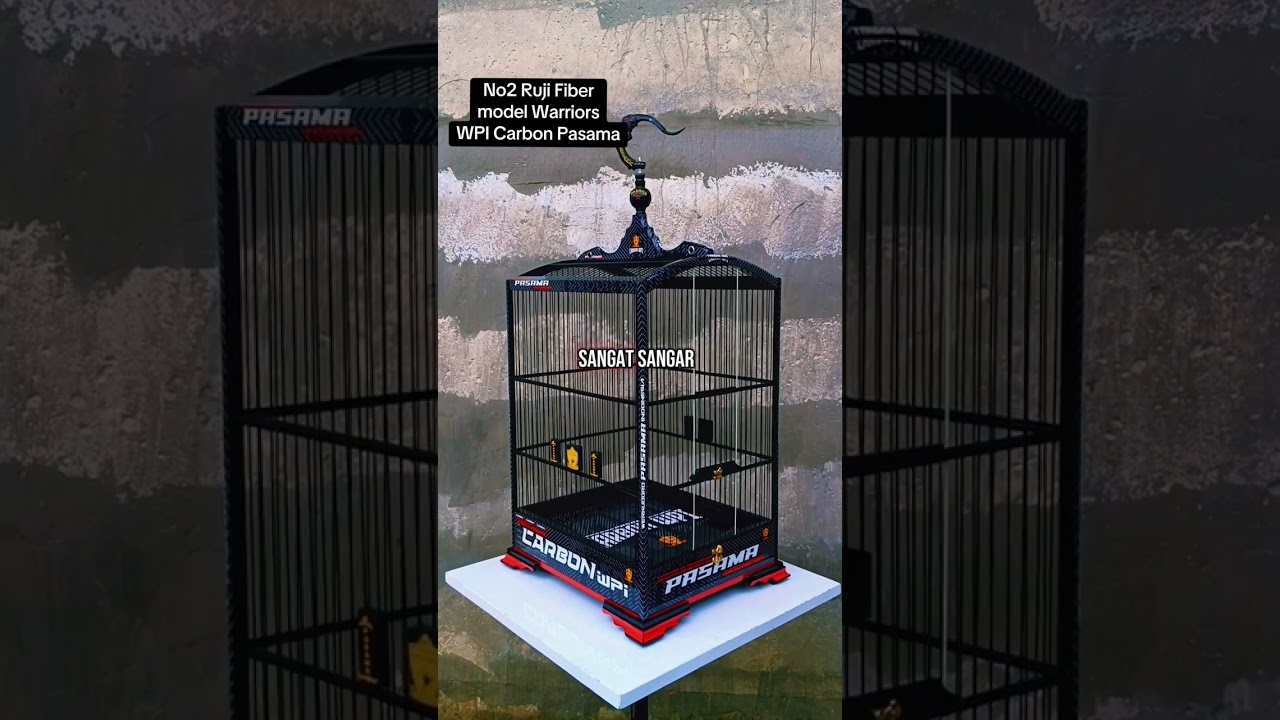 Sangkar Pasama model Warriors ruji fiber WPI Carbon