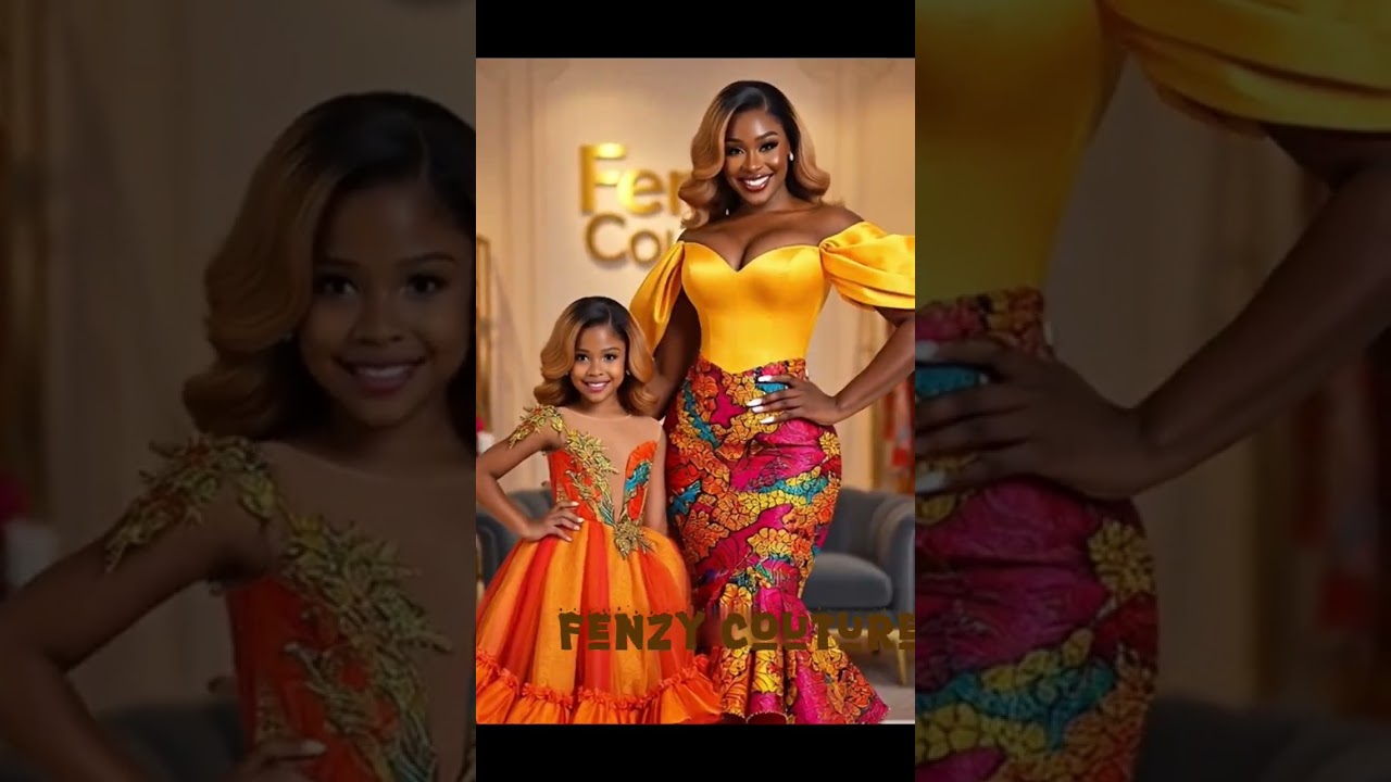 Ankara Magic || Mother & Daughter Matching Outfits