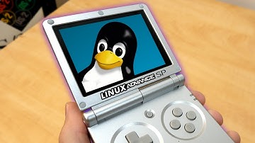 Installing Linux on a Game Boy Advance SP Lookalike!