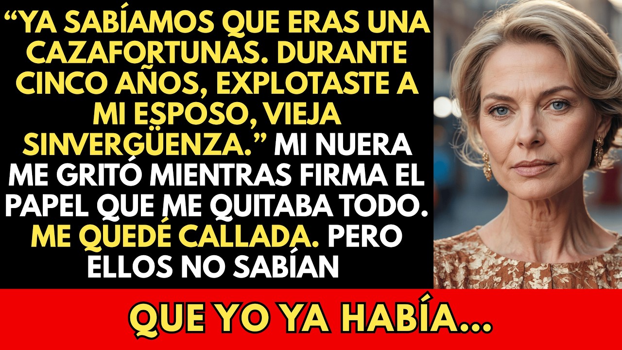 Mi Nuera Me Gritó: “Explotaste a Mi Esposo Durante Cinco Años”. Firmé. Luego el Juez Abrió el Sobre