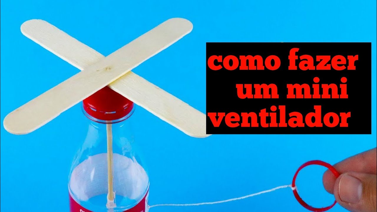 Como fazer um ventilador de garrafa sem motor (2022) - YouTube