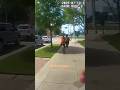 Random Guy Tackles Suspect For Cops🔥👏🚔#bodycam #policechase #lawenforcement #cops #police #crime