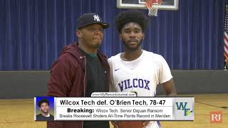 Boys Basketball: DJ Ransom Becomes Meriden's All Time Points Scorer