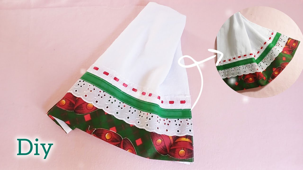 Pano de Prato natalino/fácil, rápido e perfeito para vender. 