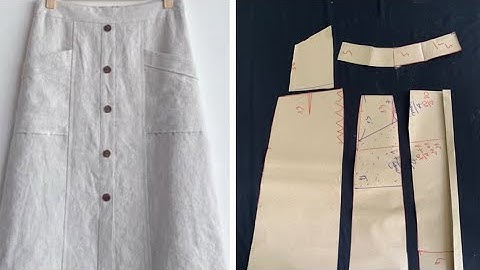 541✅ Cách cắt mẫu váy A từ rập cơ bản cho người mới bắt đầu | May vá cùng TYSUSHOP