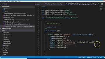 Laravel referrer   25   referral count migration