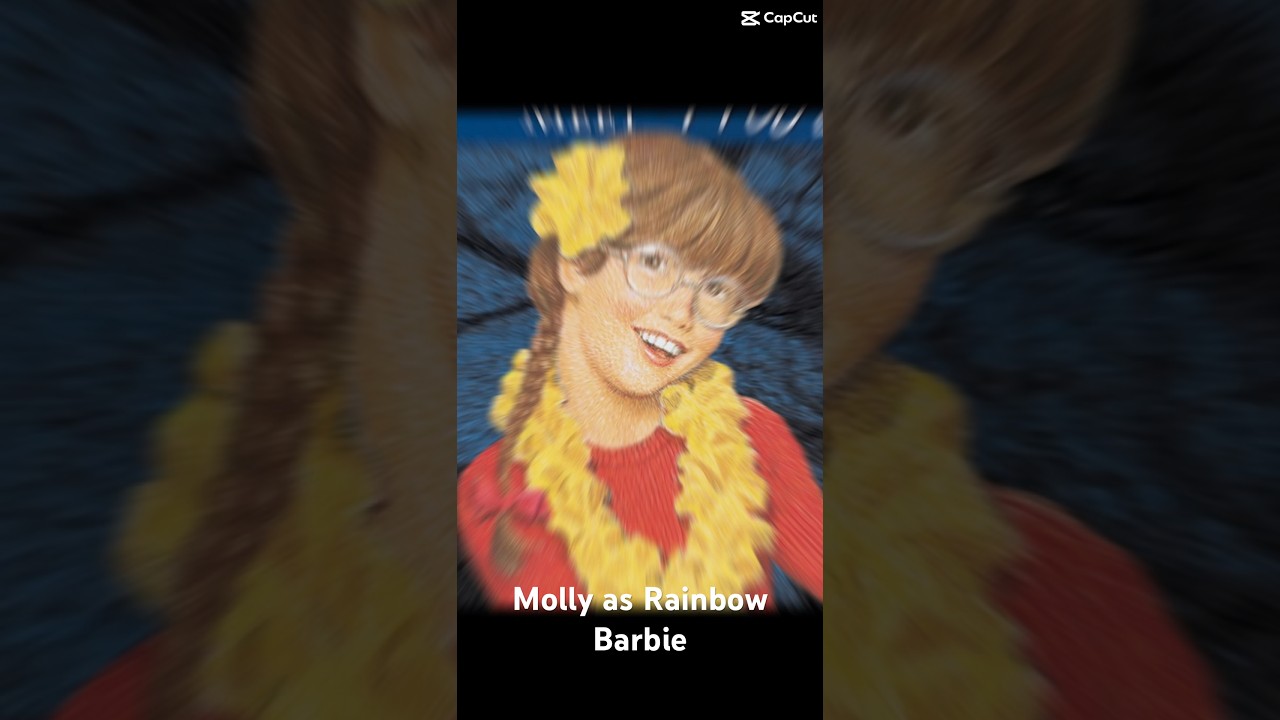 American Girl Molly McIntire as Rainbow Barbie - Filter