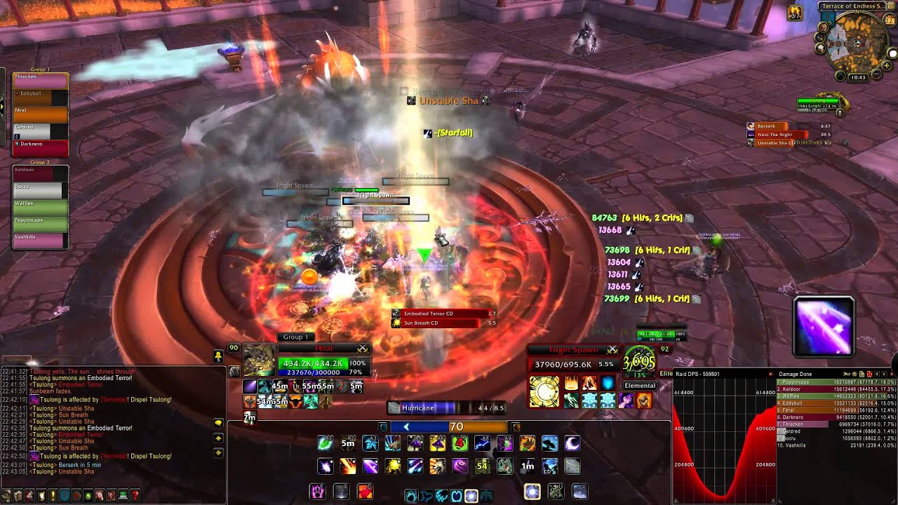 Ascension of Earthen Ring vs Tsulong with mumble sounds (boomkin PoV)