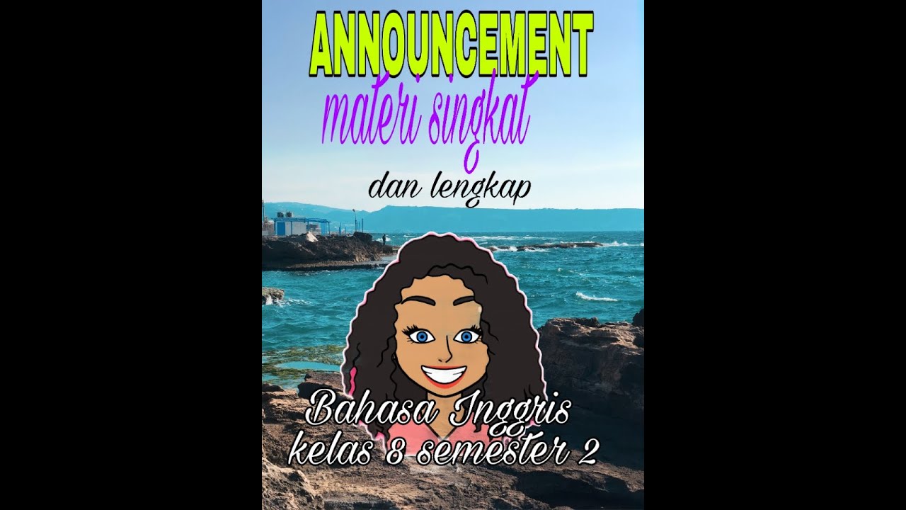 Announcement materi kelas 8 semester 2 - YouTube