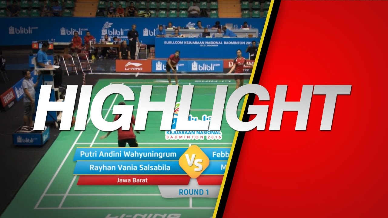 Febby Valencia/Metya Inayah Cindiani (Jawa Tengah) VS Putri Andini/Rayhan Vania (Jawa Barat)