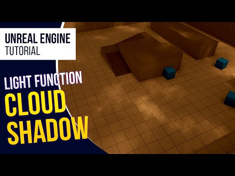 UE5 l How to Create Cloud Shadow using Light Function Material l 5-Minute Tutorial l Unreal Engine 5