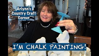 I'M CHALK PAINTING!