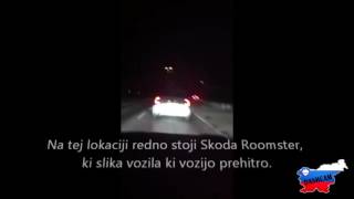 Neupoštevanje Omejitve Hitrosti - Not Complying With Speed Limit