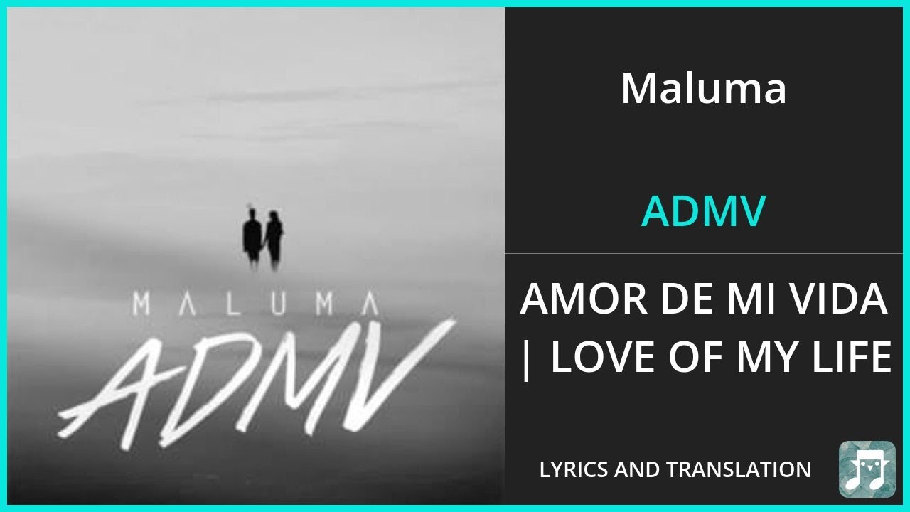 Maluma - ADMV Lyrics English Translation - Spanish and English Dual Lyrics - Subtitles Lyrics Maluma - ADMV Lyrics English Translation - Spanish and English Dual Lyrics - Subtitles Lyrics