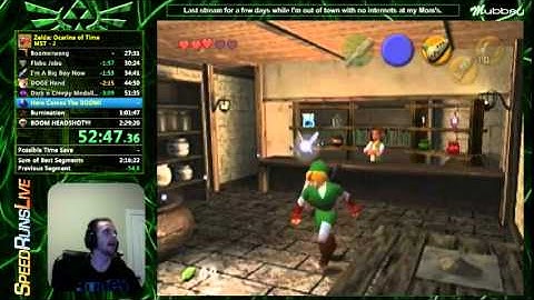 Zelda: Ocarina of Time Speedrun - MST 2:22:08 [New PB]