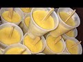 🔴Como preparar paletas naturales de mango con leche