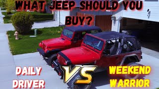 What YOU should look for in a Jeep! The mods you should have.