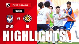 アルビレックス新潟vs柏レイソル J1リーグ 第5節
