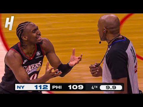 CONTROVERSIAL ENDING Knicks Vs 76ers January 24 2026 