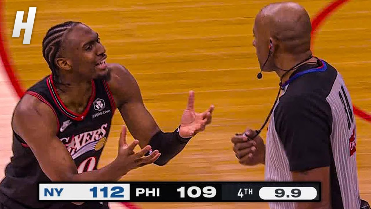 Спорный финал 😱 «Никс» против «76ерс» | 24 января 2026 года