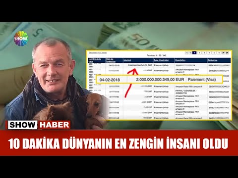 10 dakika dünyanın en zengin insanı oldu