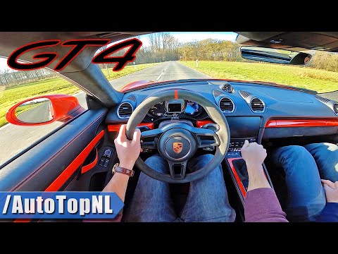 Porsche 718 GT4 Cayman | POV Test Drive By AutoTopNL