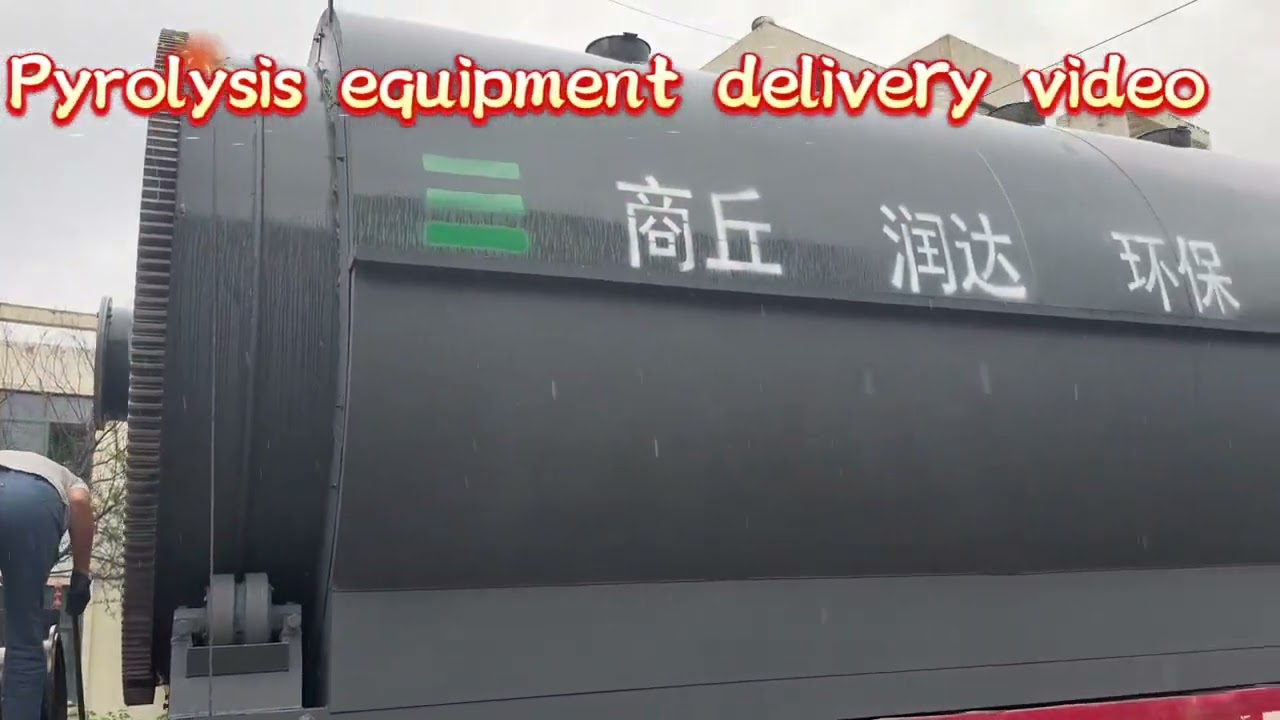Pyrolysis equipment transportation