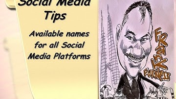 Check Availability of names on Social Media | Sales Technology Speaker