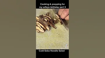Cold Soba Noodle Salad Japanese Soba Noodle Salad Cooking Tasty Vegetables 