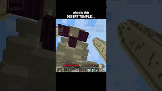 Minecraft Desert Temple Update Moment