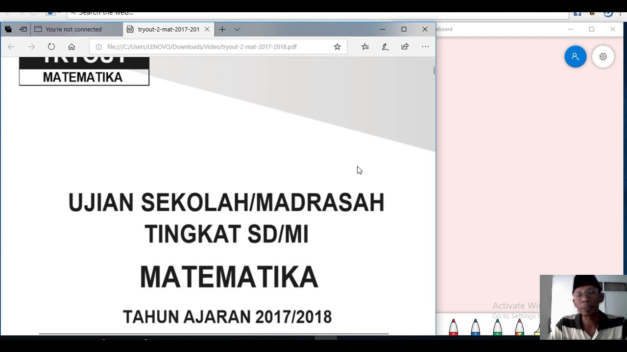 TRY OUT US UN 2019 SD / MI dan Pembahasan part 1