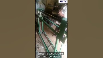 Manual Sheet Rolling Machine #Shorts