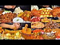 ASMR EATING SPICY CHICKEN CURRY, MUTTON CURRY, BIRYANI | BEST INDIAN FOOD MUKBANG |Foodie India|