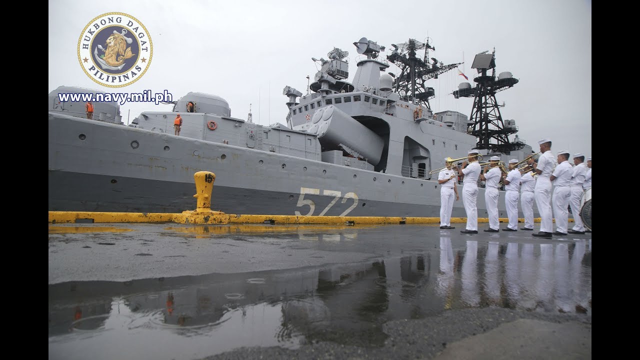 Russian Navy Anti submarine Ships Arrive In Manila On Goodwill Visit YouTube