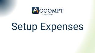 How to Track Your Expenses in Accompt Finance Tracker