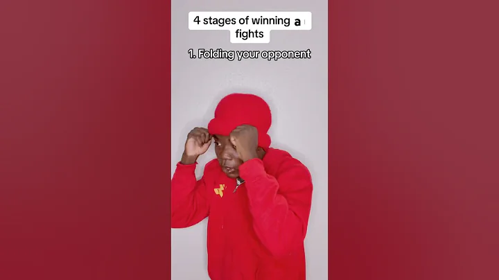 4 stages of winning a fight 😂