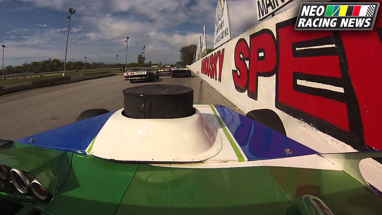 Craig Phillips, Norm Taylor in Hard Modified Crash @ Sandusky Cavalcade - 9/28/14 - NEO Racing News