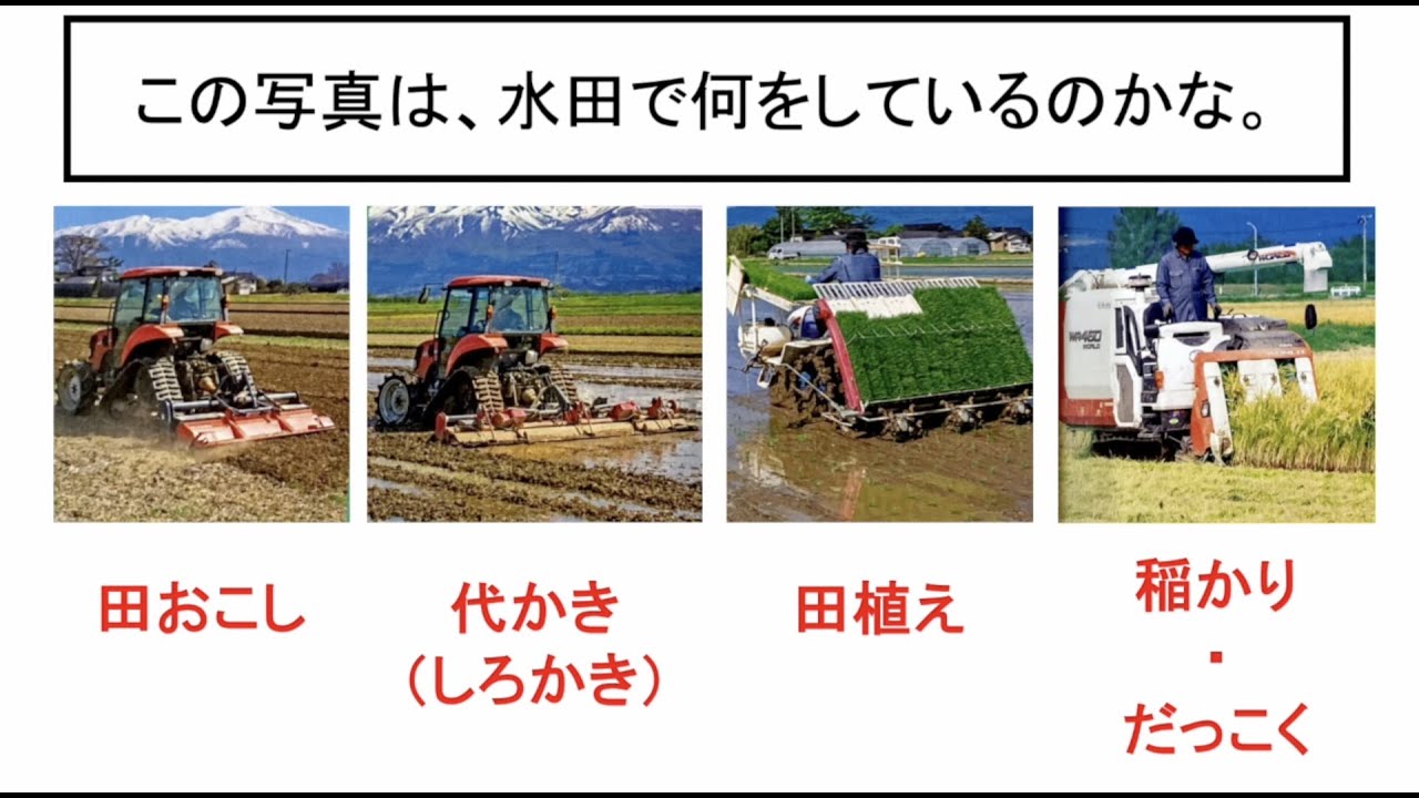 5年社会18 米づくりのさかんな地域 小学校社会科パワポ授業チャンネル Youtube