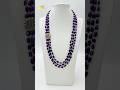 Real Amethyst Beads Long Harem | Silver Pendant | Elegant Customized Jewellery