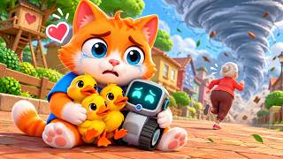 Granny ABANDONED Me During a TORNADO! - I Am Cat VR