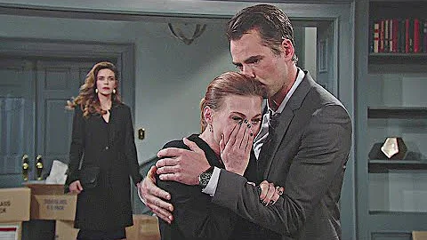 Billy comforts Phyllis | Y&R (2016)
