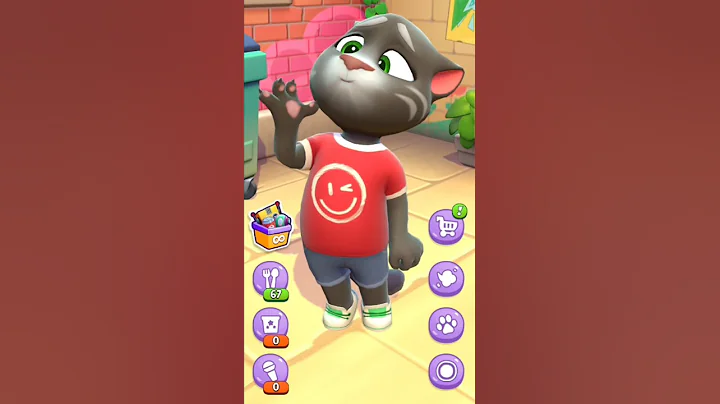 Video 11482371: talking tom cat funny