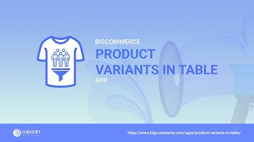 Bigcommerce Product Variant in table app   Make bulk ordering quick and easy!