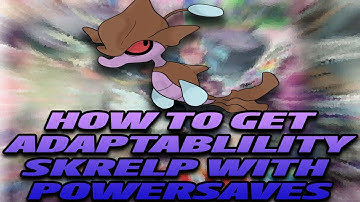 POKEMON XY HOW TO GET ADAPTABILITY SKRELP WITH POWERSAVES!