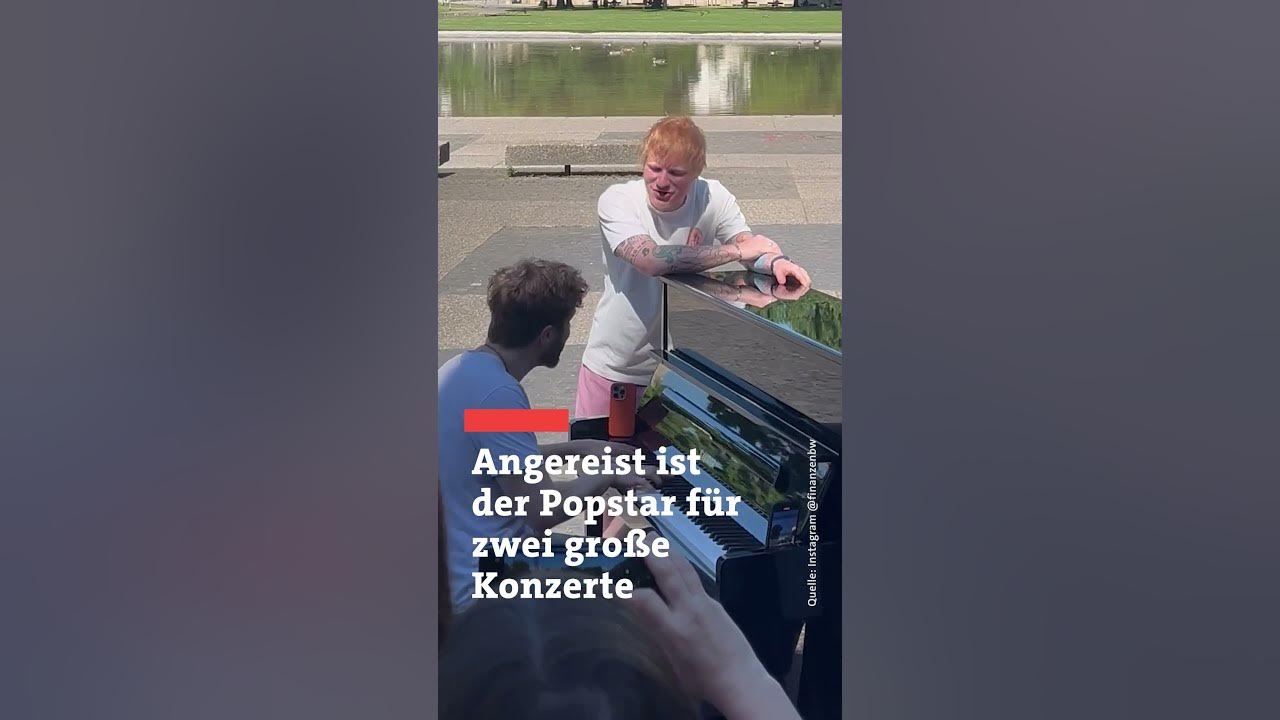 Ed Sheeran gibt spontanes Konzert in Stuttgart