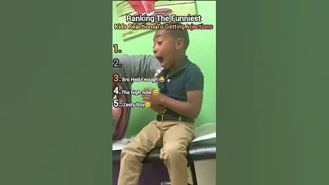 Ranking The Funniest Kids Reactions To Getting Injections #children #funny #ranking